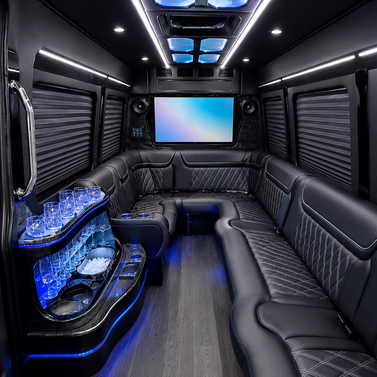 hamden wedding party bus rental