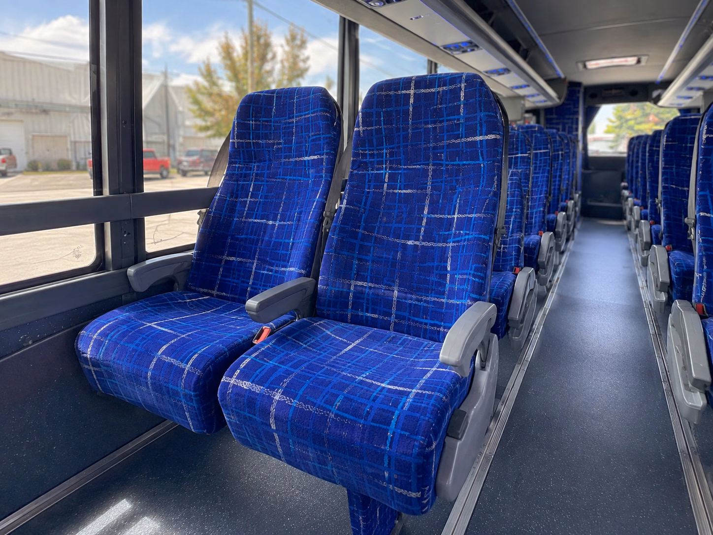 norwalk charter bus rental interior