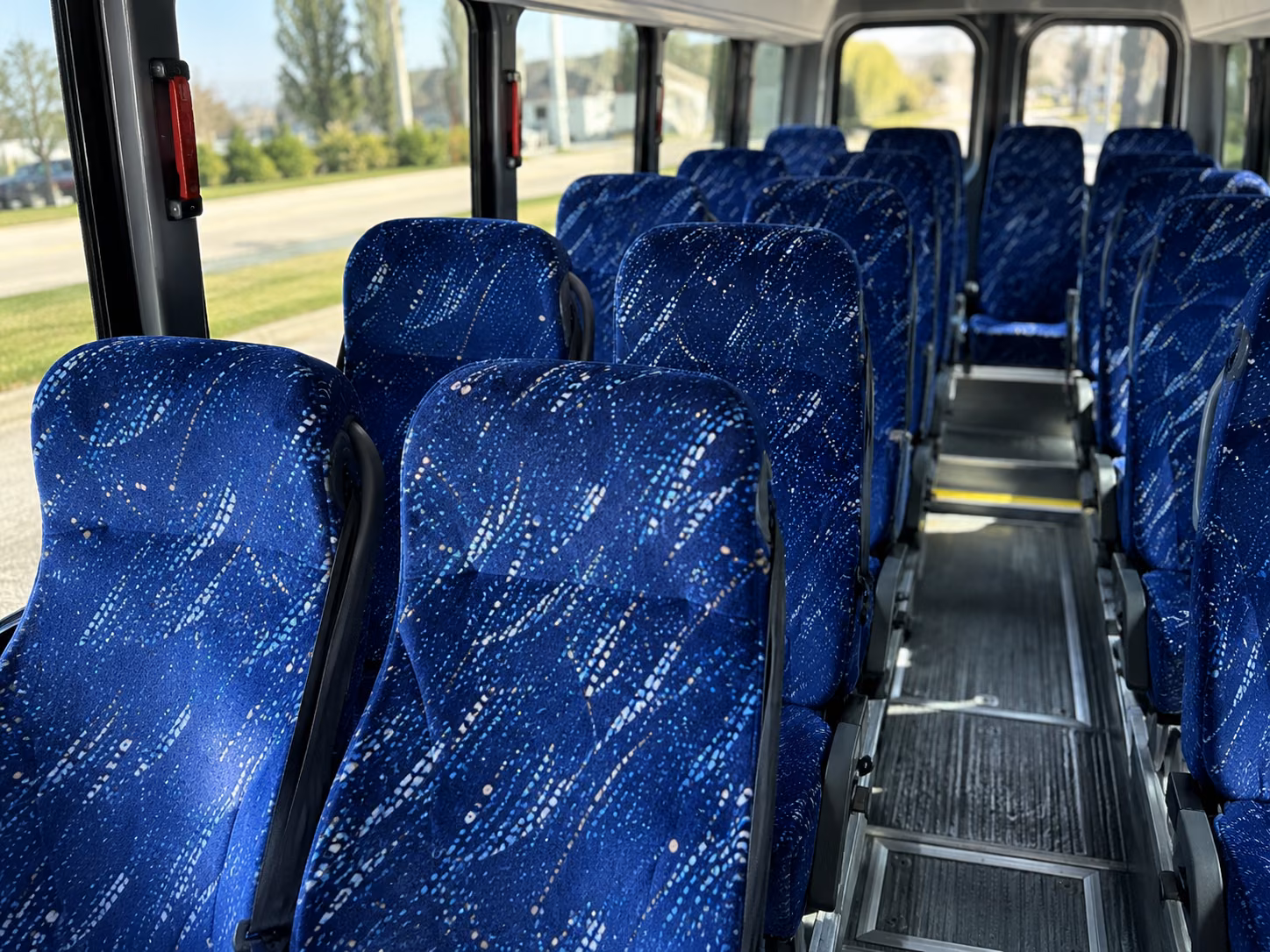 stamford employee shuttle bus rentals