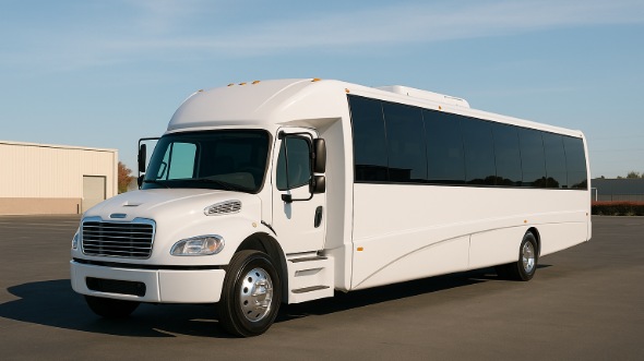 Exterior of Charter Bus Company Hamden's 20 Passenger Mini bus in Hamden