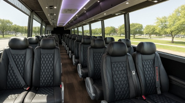 hamden 15 passenger minibus inside