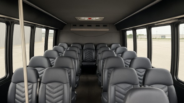 hamden 18 passenger minibus inside
