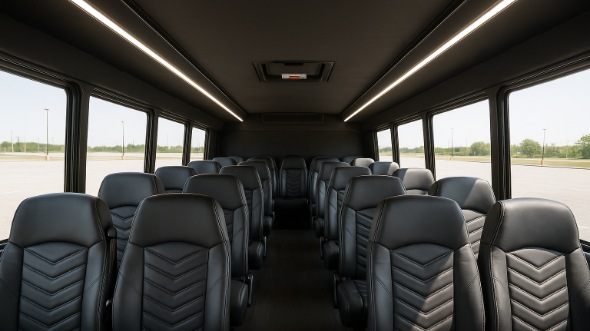 hamden 20 passenger minibus inside