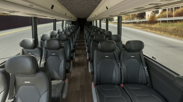 hamden 25 passenger minibus inside