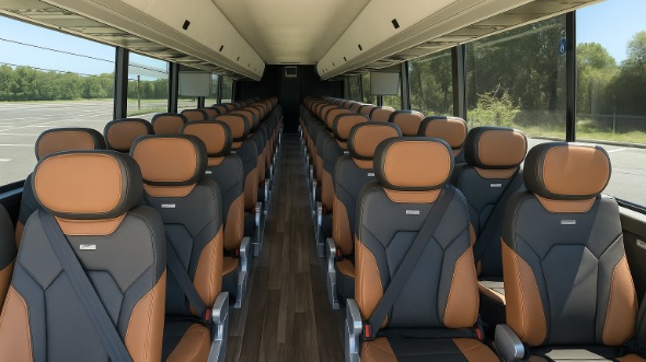 hamden 56 passenger charter bus