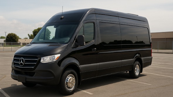 Exterior of Charter Bus Company Hamden's Sprinter Limo in Hamden
